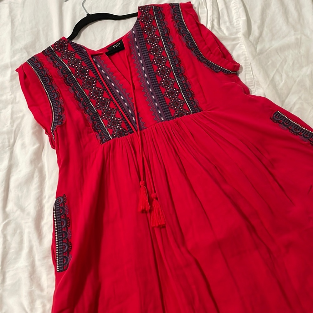 Vici Embroidered Sundress